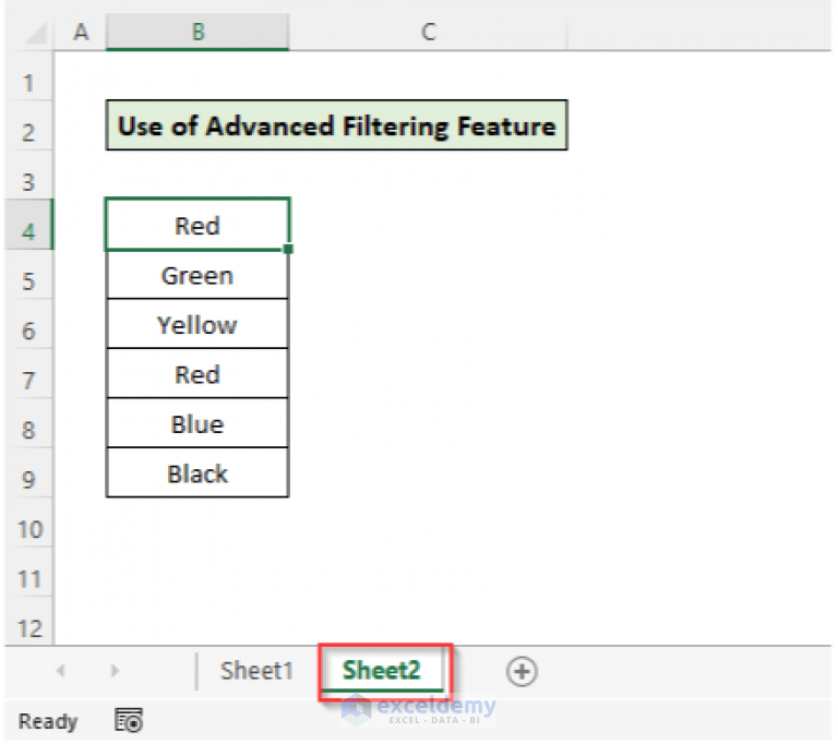 how-to-copy-unique-values-to-another-worksheet-in-excel-5-methods