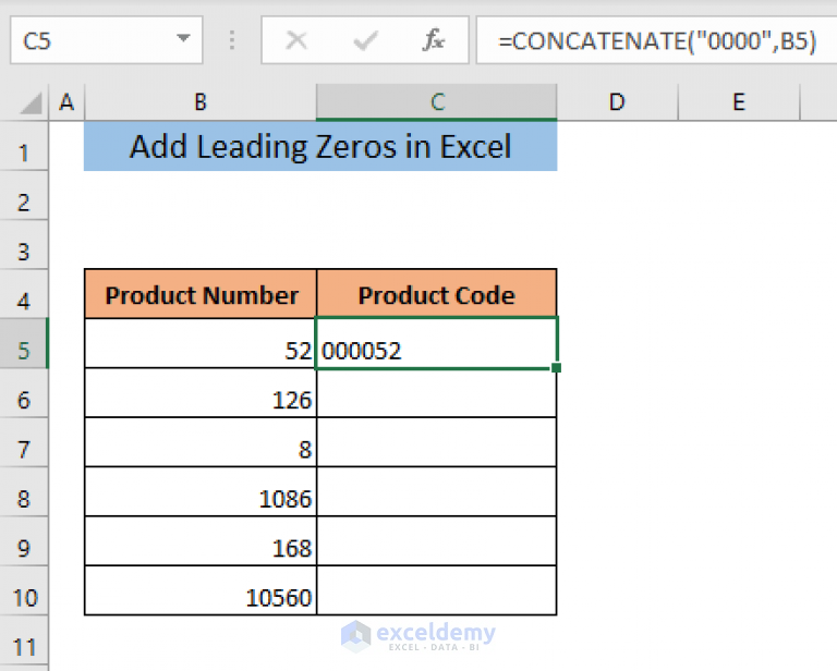 how-to-add-leading-zeros-in-excel-by-concatenate-operation