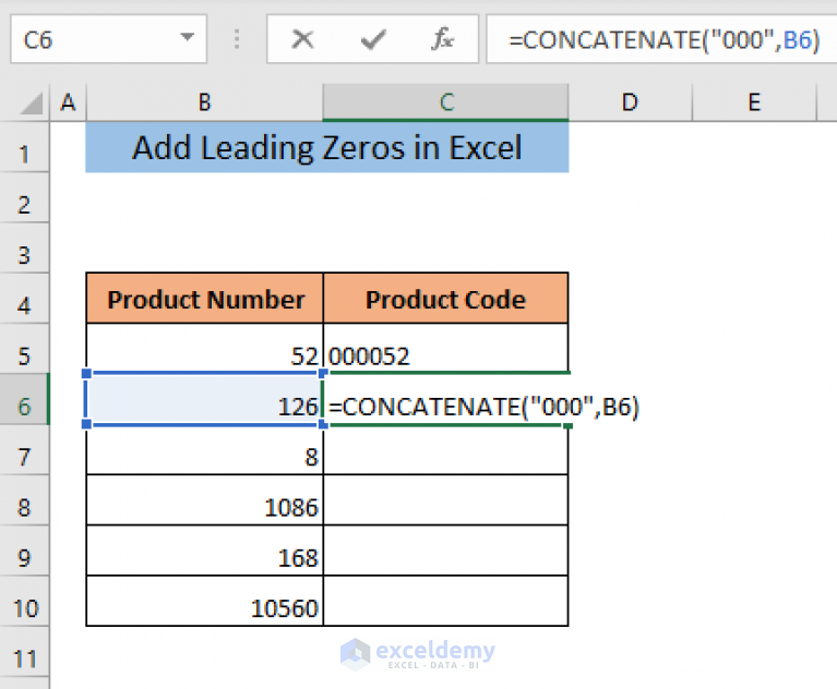 how-to-add-leading-zeros-in-excel-by-concatenate-operation