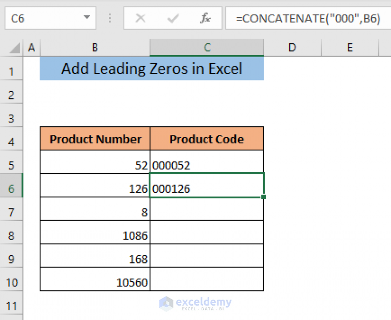 how-to-add-leading-zeros-in-excel-by-concatenate-operation