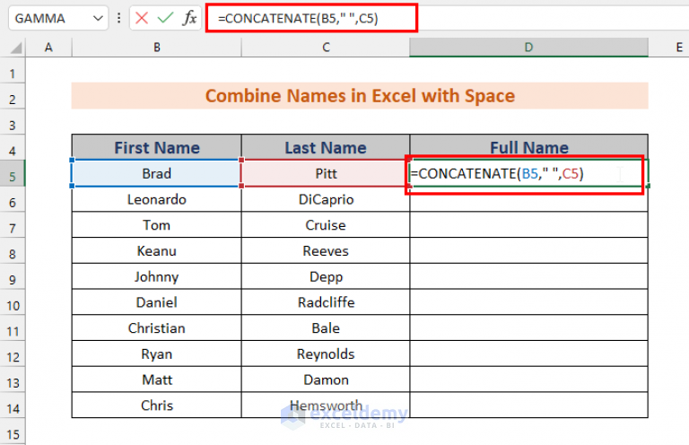 how-to-combine-names-in-excel-with-space-6-approaches-exceldemy