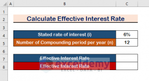 How to Calculate Interest Rate in Excel (3 Ways) - ExcelDemy