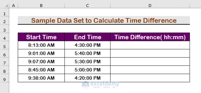 how-to-calculate-time-difference-between-am-and-pm-in-excel