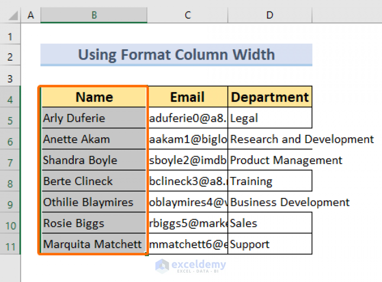 How To Change Cell Size In Excel 5 Methods Exceldemy