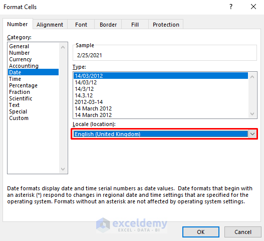 How To Change Default Date Format From US To UK In Excel 3 Ways 