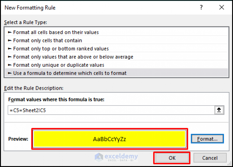 excel-formula-to-compare-two-cells-in-different-sheets-3-examples