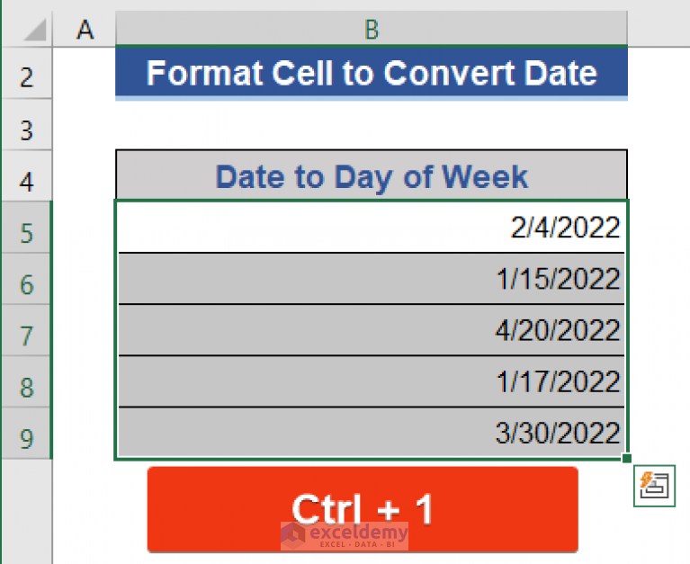 how-to-convert-date-to-day-of-week-in-excel-8-methods-exceldemy