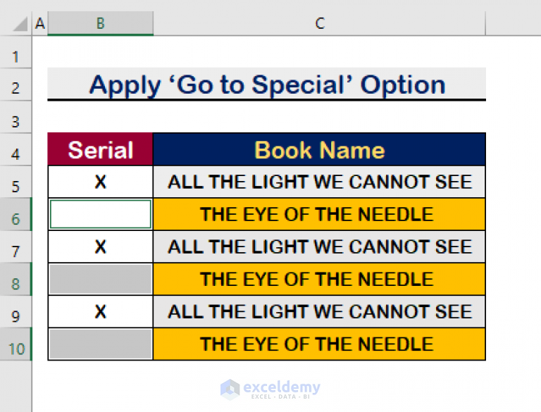 How To Copy Alternate Rows In Excel 4 Ways ExcelDemy