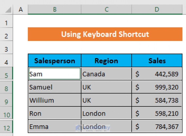 how-to-copy-excluding-hidden-rows-in-excel-4-easy-methods