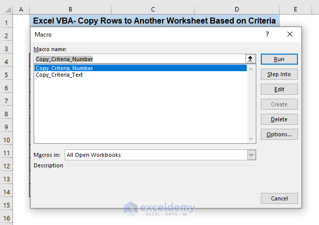 Excel VBA To Copy Rows To Another Worksheet Based On Criteria