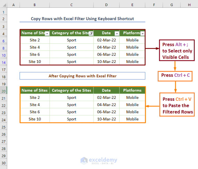 How To Copy Rows In Excel With Filter 6 Fast Methods ExcelDemy