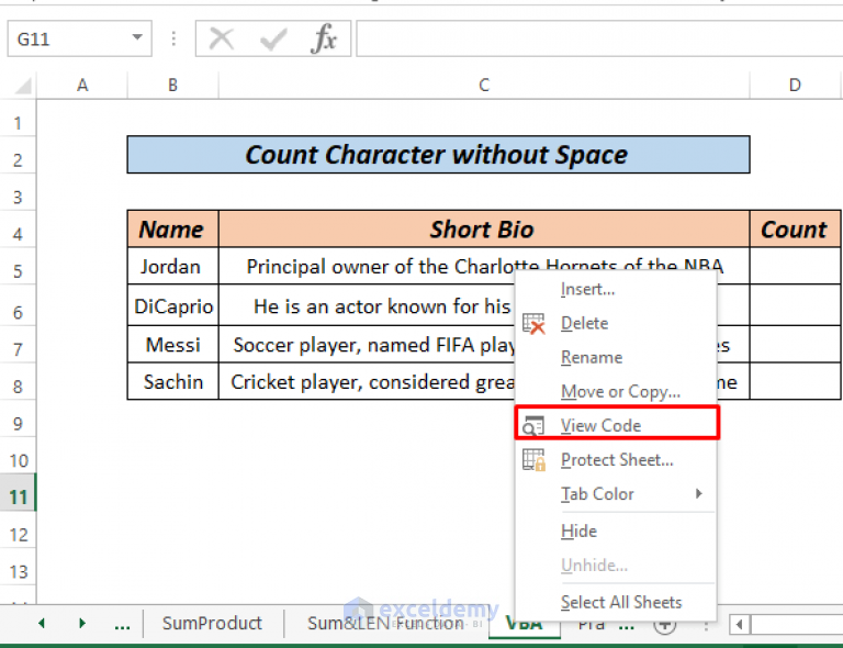 how-to-count-characters-in-cell-without-spaces-in-excel-4-methods