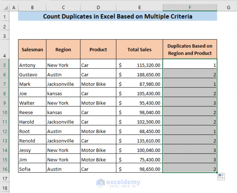 how-to-count-duplicates-based-on-multiple-criteria-in-excel-exceldemy