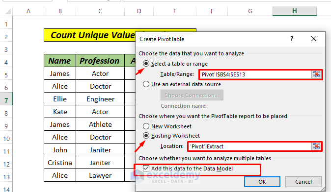 how-to-count-unique-values-in-multiple-columns-in-excel-5-ways