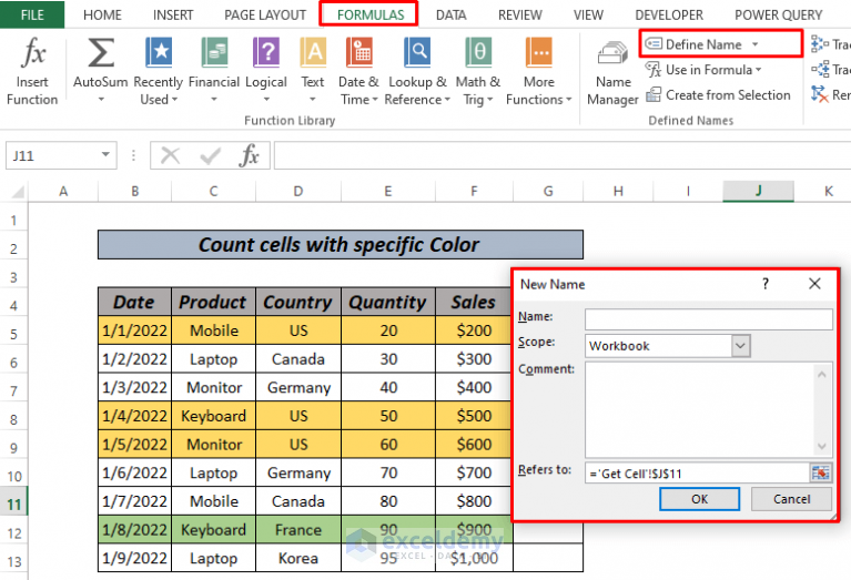 excel-formula-to-count-cells-with-specific-color-4-ways-exceldemy