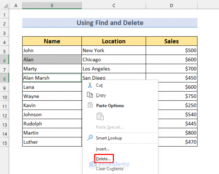 how-to-delete-rows-in-excel-with-specific-text-3-methods-exceldemy