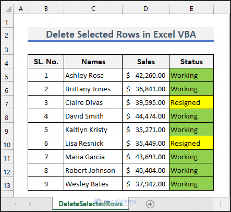 how-to-delete-selected-rows-in-excel-8-approaches-exceldemy