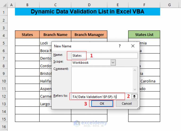 how-to-make-a-dynamic-data-validation-list-using-vba-in-excel