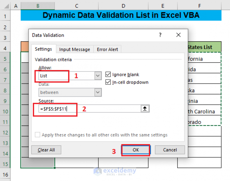 how-to-make-a-dynamic-data-validation-list-using-vba-in-excel