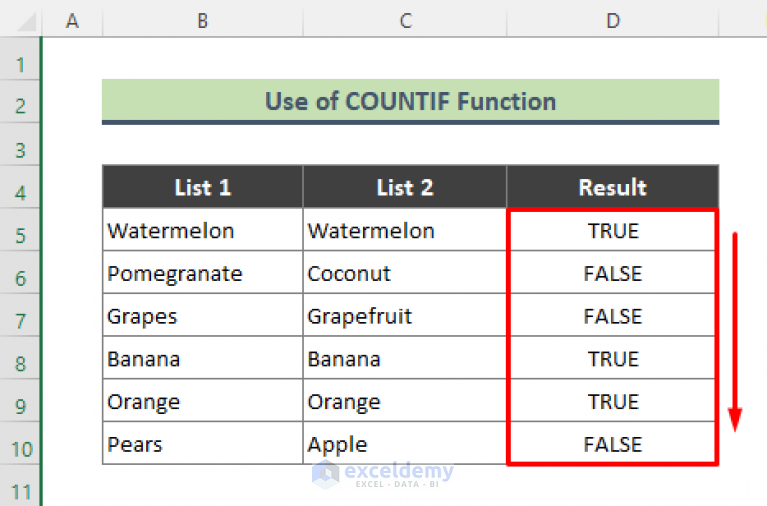 compare-two-cells-in-excel-and-return-true-or-false-5-quick-ways