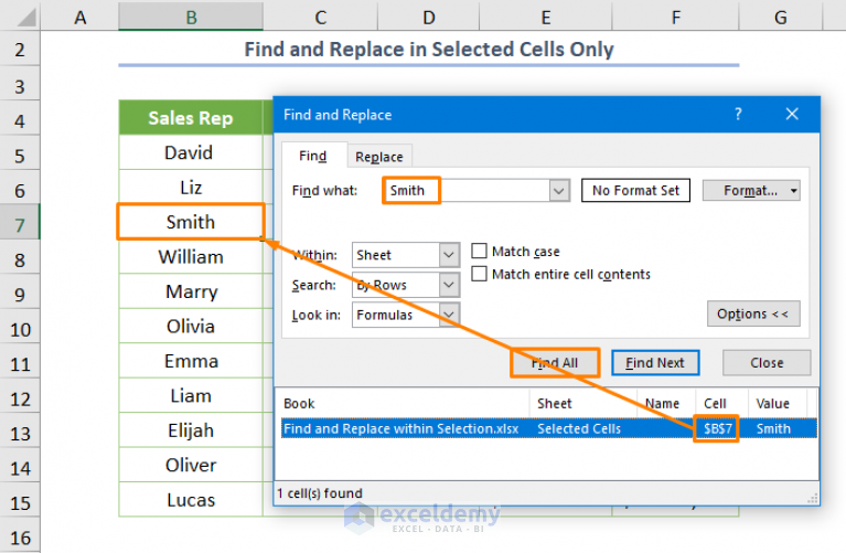 Excel Find And Replace Text Within Cell