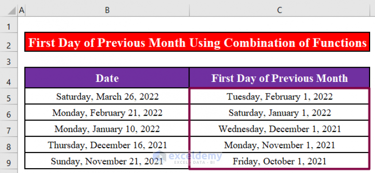 how-to-calculate-first-day-of-previous-month-in-excel-2-methods