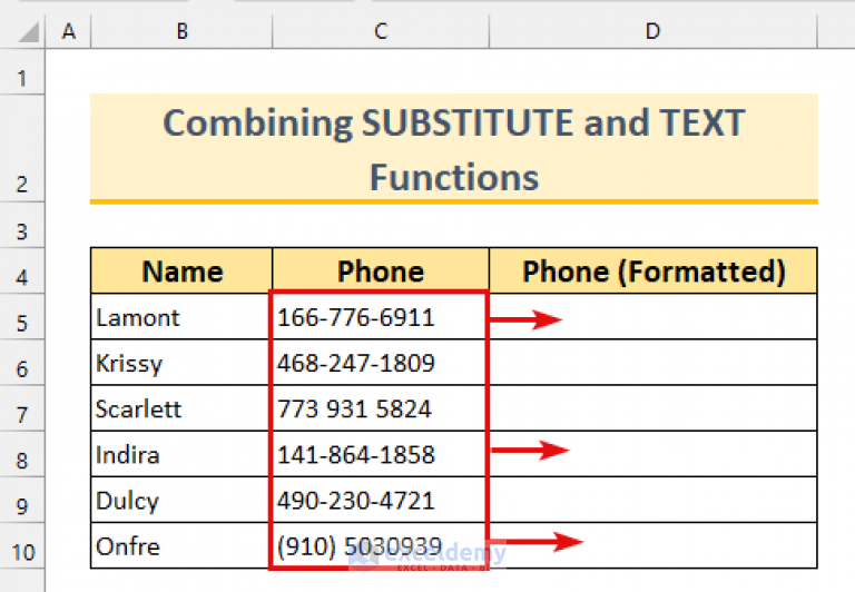 excel-formula-to-change-phone-number-format-5-examples