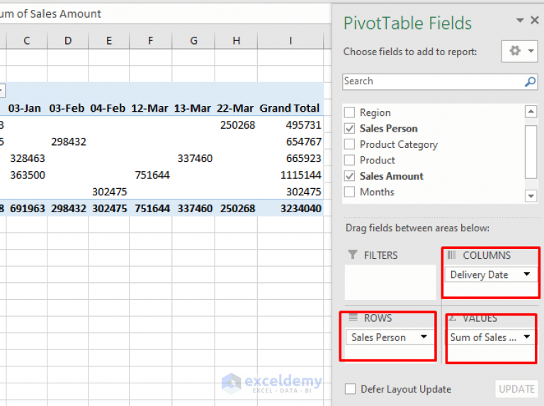 How to Use Pivot Table to Filter Date Range in Excel (5 Ways)