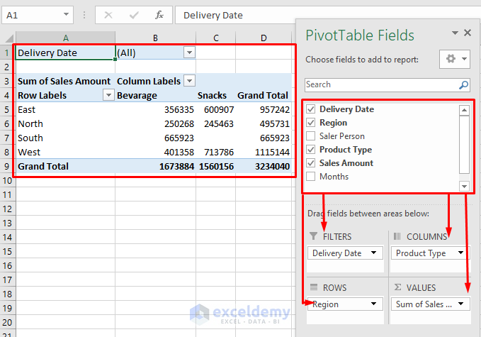 How To Select Multiple Values In Pivot Table Filter Printable Templates