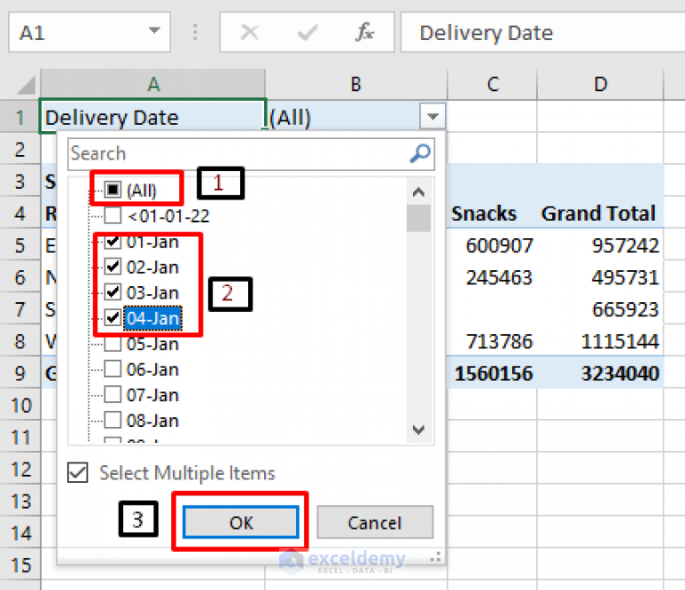 How To Add Date Filter In Pivot Table