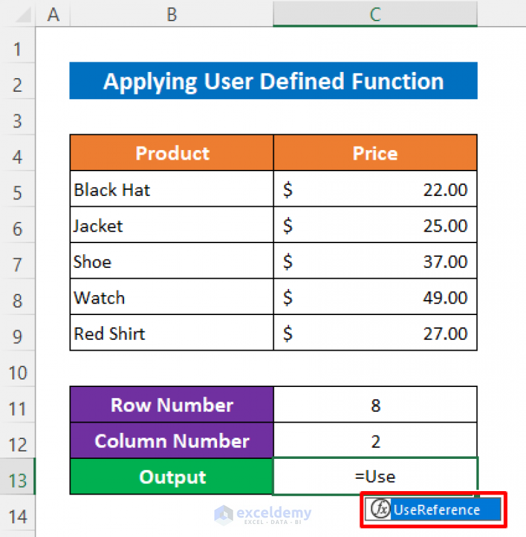 how-to-reference-cell-by-row-and-column-number-in-excel-4-methods