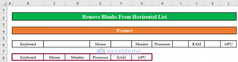 how-to-remove-blanks-from-list-using-formula-in-excel-4-methods