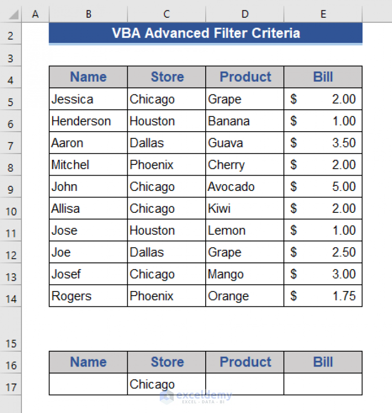 excel-vba-examples-with-advanced-filter-criteria-6-cases