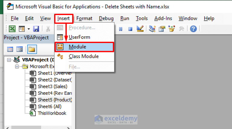 Excel VBA Delete Sheet If It Contains Name 4 Ways ExcelDemy