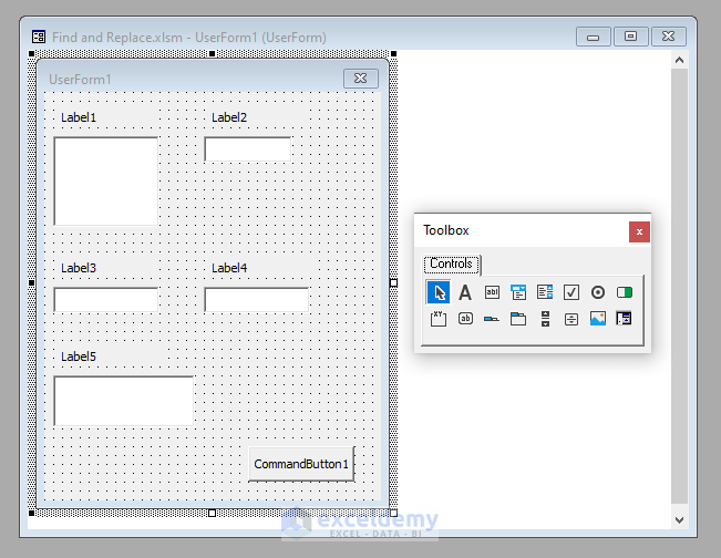 Find And Replace A Text In A Range With Excel VBA Macro And UserForm 