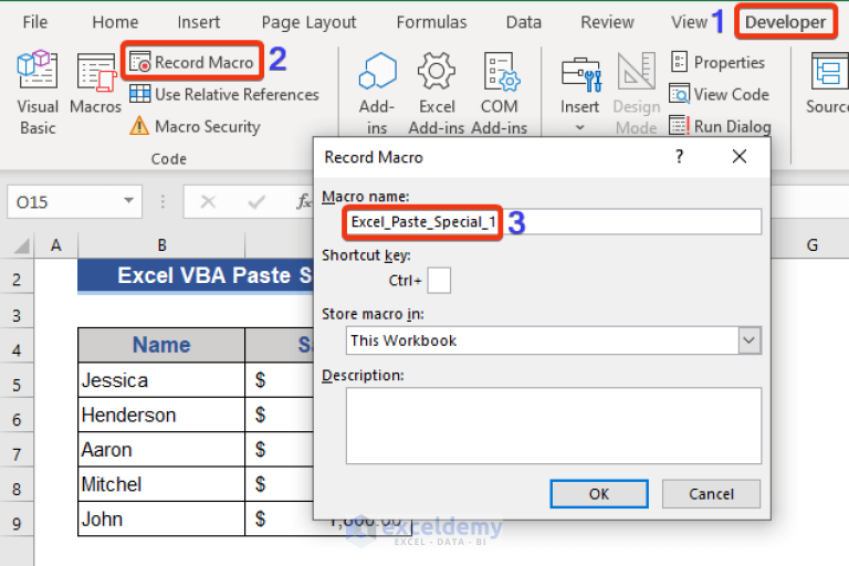 VBA Paste Special To Copy Values And Formats In Excel 9 Examples 