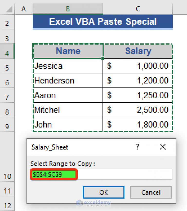 vba-paste-special-to-copy-values-and-formats-in-excel-9-examples