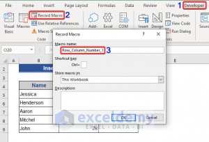 Excel VBA Examples with Cell Reference by Row and Column Number