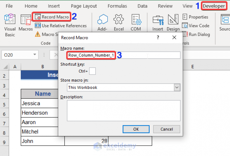 Excel Get Cell Value Using Row And Column Number