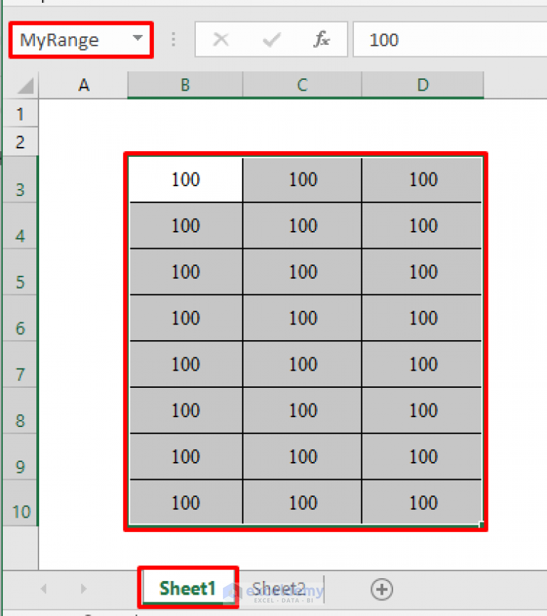 Vba Set Named Range Value