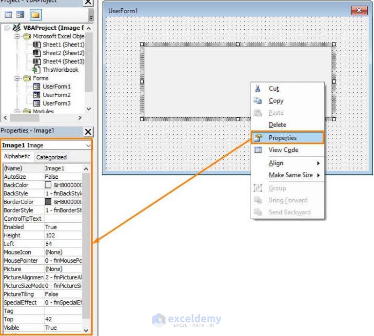 Excel VBA: UserForm Image from Worksheet (3 Cases) - ExcelDemy