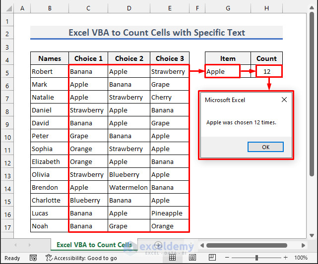 Excel Vba To Count Cells Containing Specific Text Exceldemy 7800