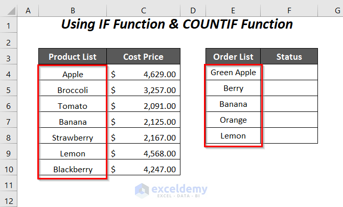 How To Check If Value Exists In Range In Excel 8 Ways ExcelDemy