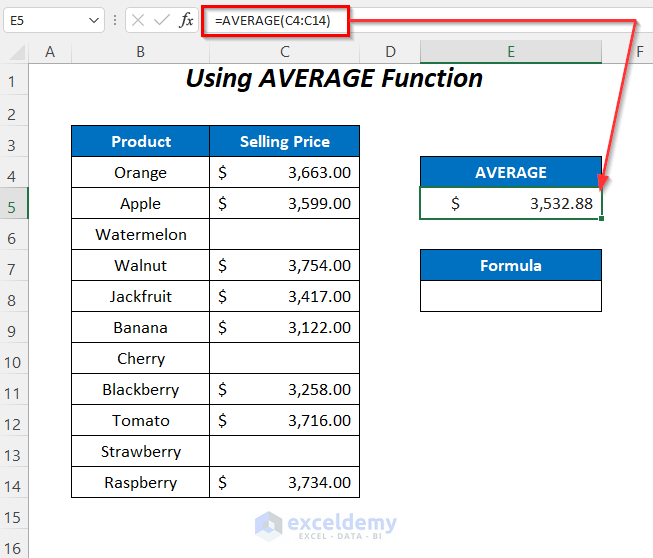 How To Ignore Blank Cells In Range In Excel 8 Ways ExcelDemy