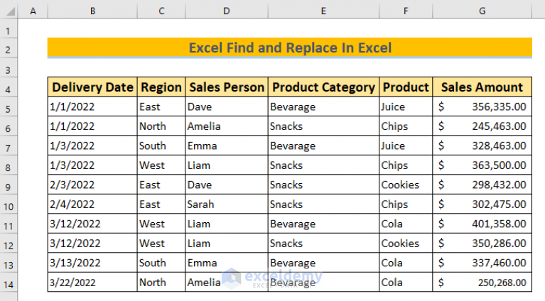 how-to-find-and-replace-in-excel-column-6-ways-exceldemy