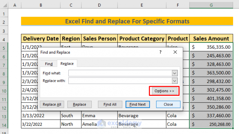 how-to-find-and-replace-in-excel-column-6-ways-exceldemy