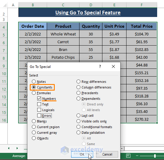 How To Select Cells With Certain Value In Excel 5 Methods ExcelDemy