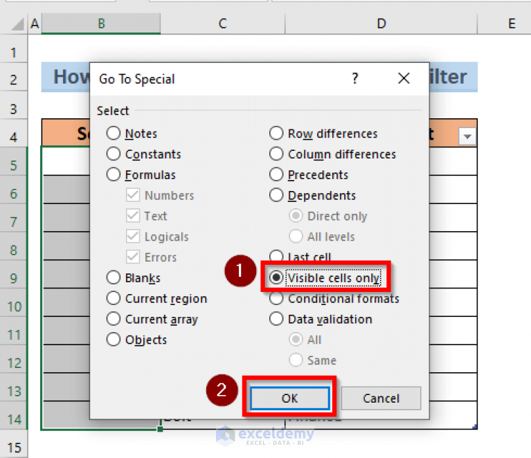 How To Autofill Numbers In Excel With Filter 2 Methods Exceldemy 2159