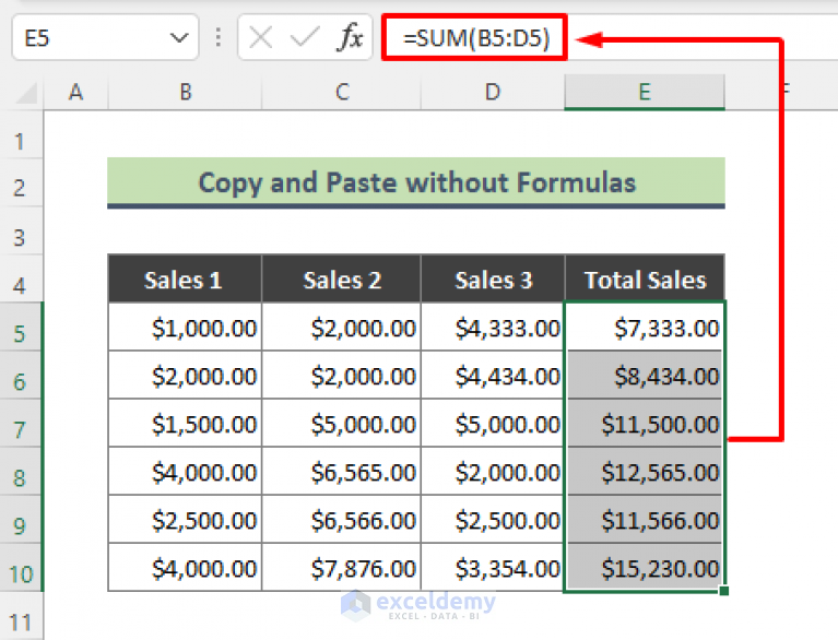 how-to-copy-and-paste-in-excel-without-formulas-7-easy-tricks