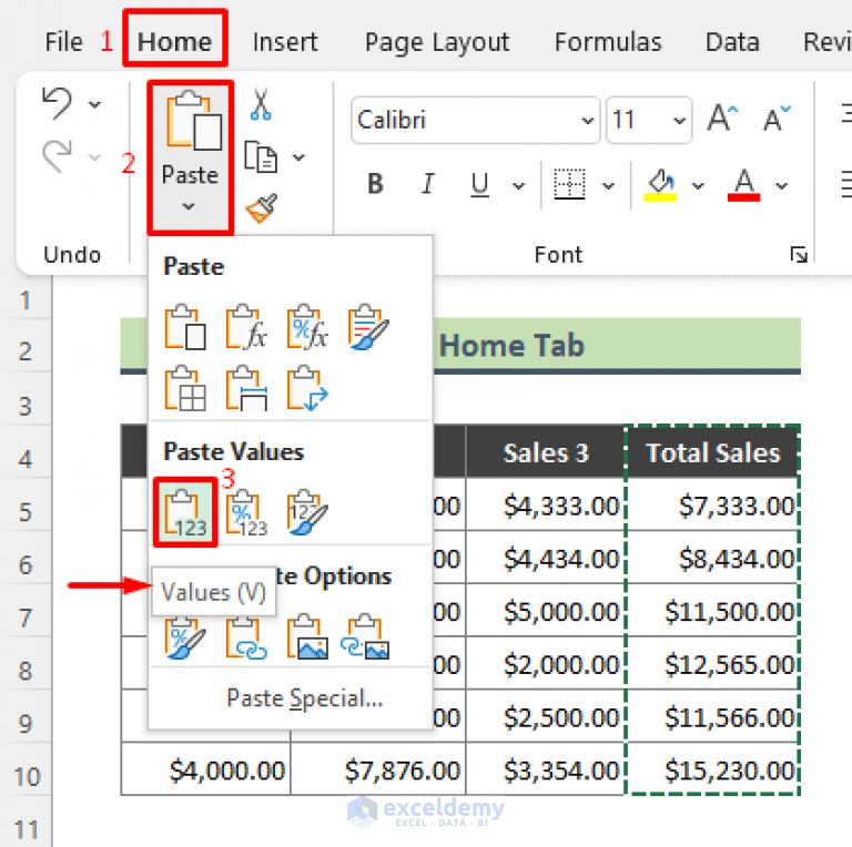 how-to-copy-and-paste-in-excel-without-formulas-7-easy-tricks